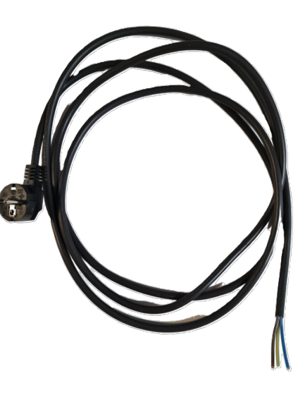 Kabel mit Stecker 3m, 3-adrig, 230V 1,5mm2