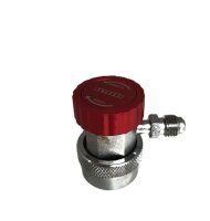 Autoventil Hochdruck Schnellkupplung mit Adapter, rot
