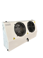 Deckenflachverdampfer metall 2 Lüfter 1.120W/SC2 inkl. Lüfter