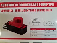 TECHSUN Abtaupumpe 230V, 50Hz mit Tank
