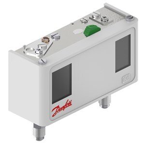 Dual Druckschalter / Pressostat Danfoss KP15, man. Reset