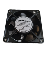 Tidar Axialventilator 120x120x25mm 24V