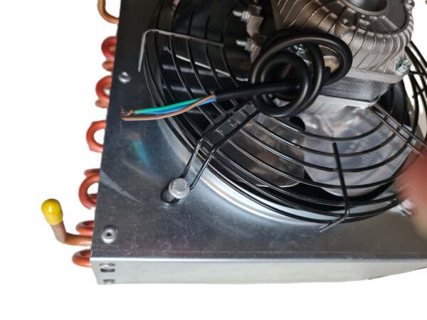 Verflüssiger AZAK 1/3HP komplett (MIT 1x 200er/10W-Lüfter)